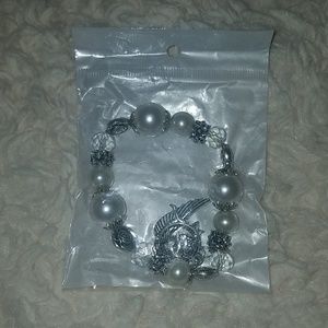 Italian Pearl Charm Bracelet